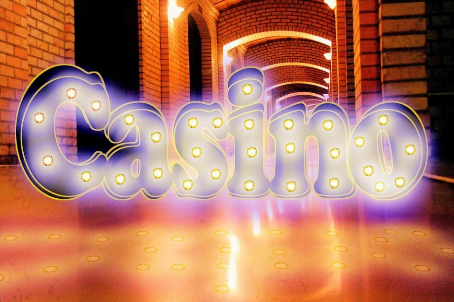 an illustration of casino sign